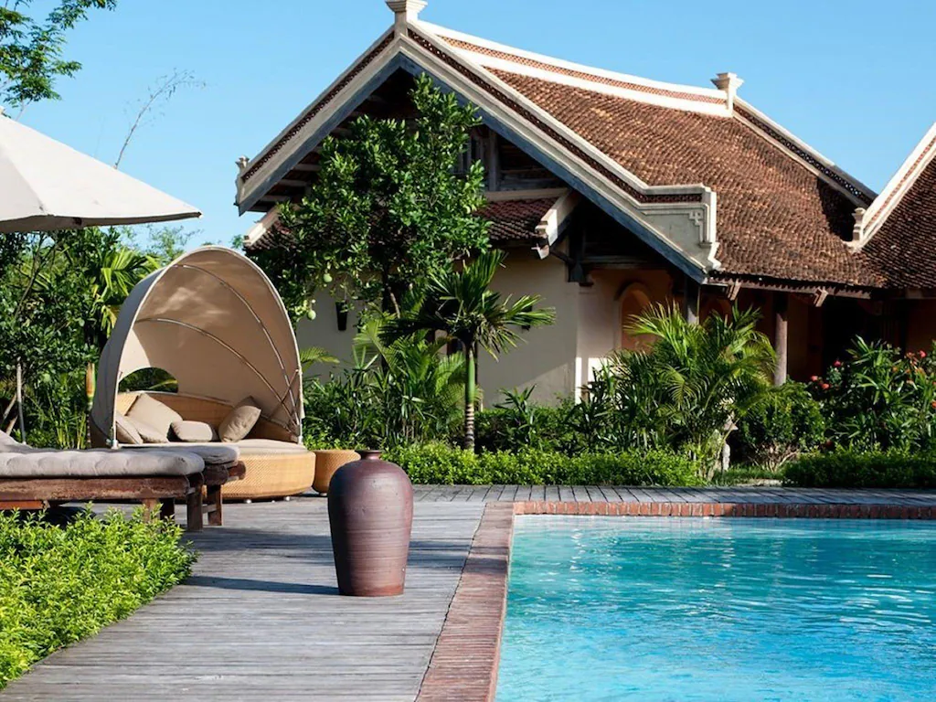 Emeralda luxury resort Tonkinese architecture