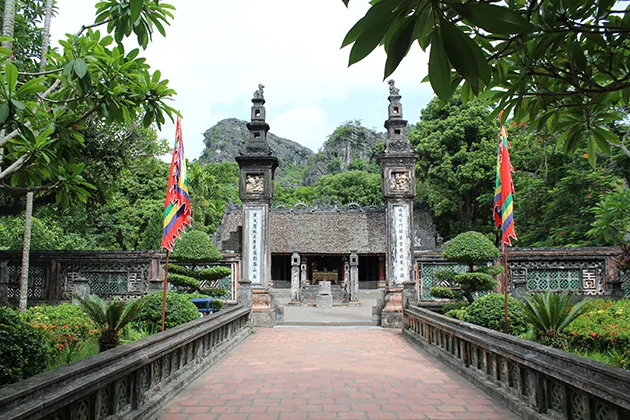 Hoa Lu Ancient Capital temple courtyard, Vietnam's first imperial city