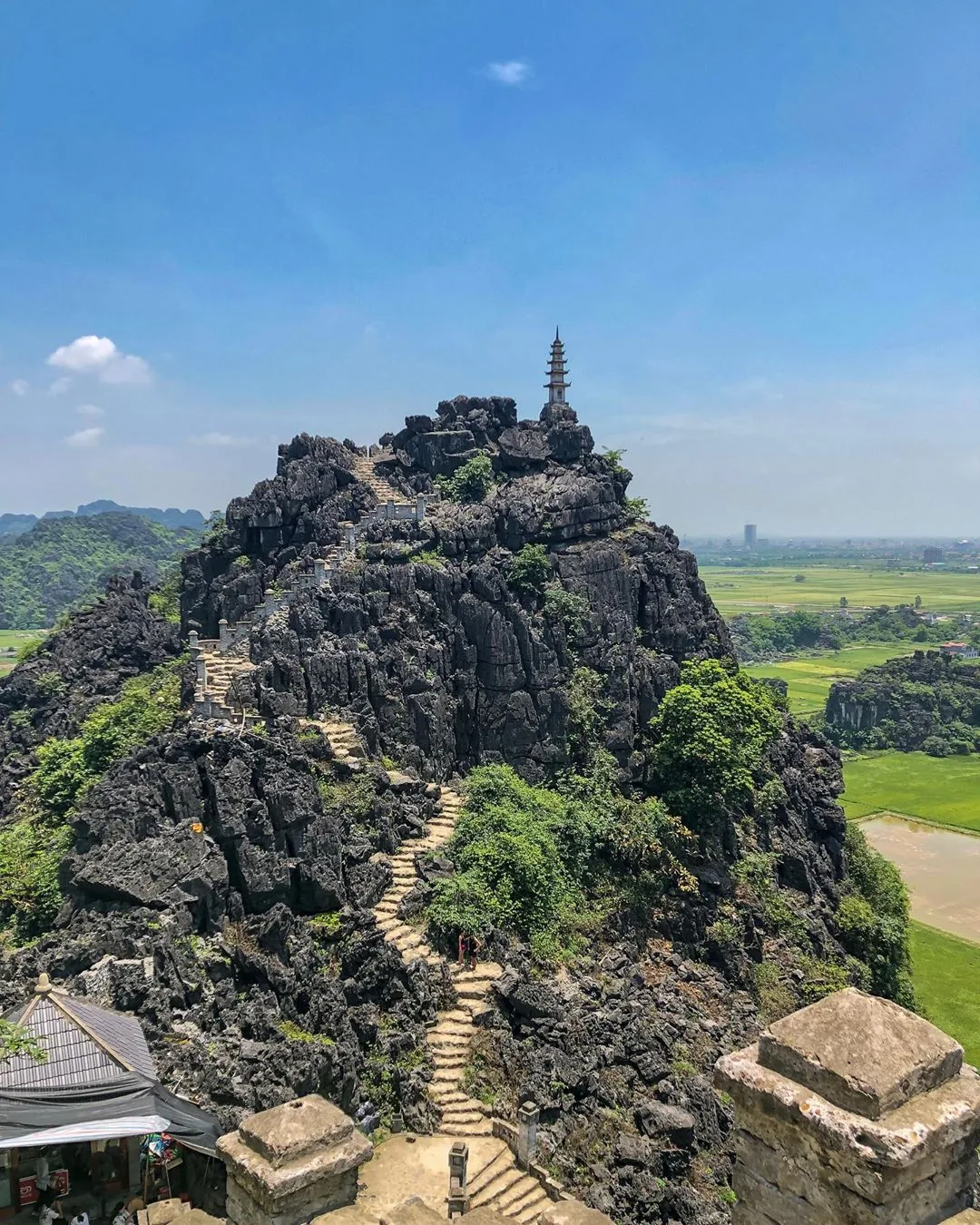 Ninh Binh Destinations 2026: Complete Guide to 9 UNESCO Heritage Sites & Hidden Gems Aerial view of Mua Cave viewpoint stairway, Ninh Binh
