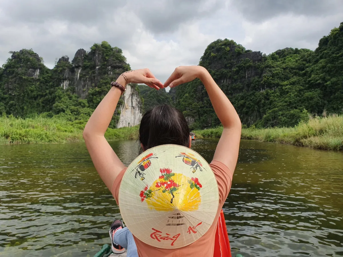 Karst valley view near Tam Coc and Bich Dong, Ninh Binh